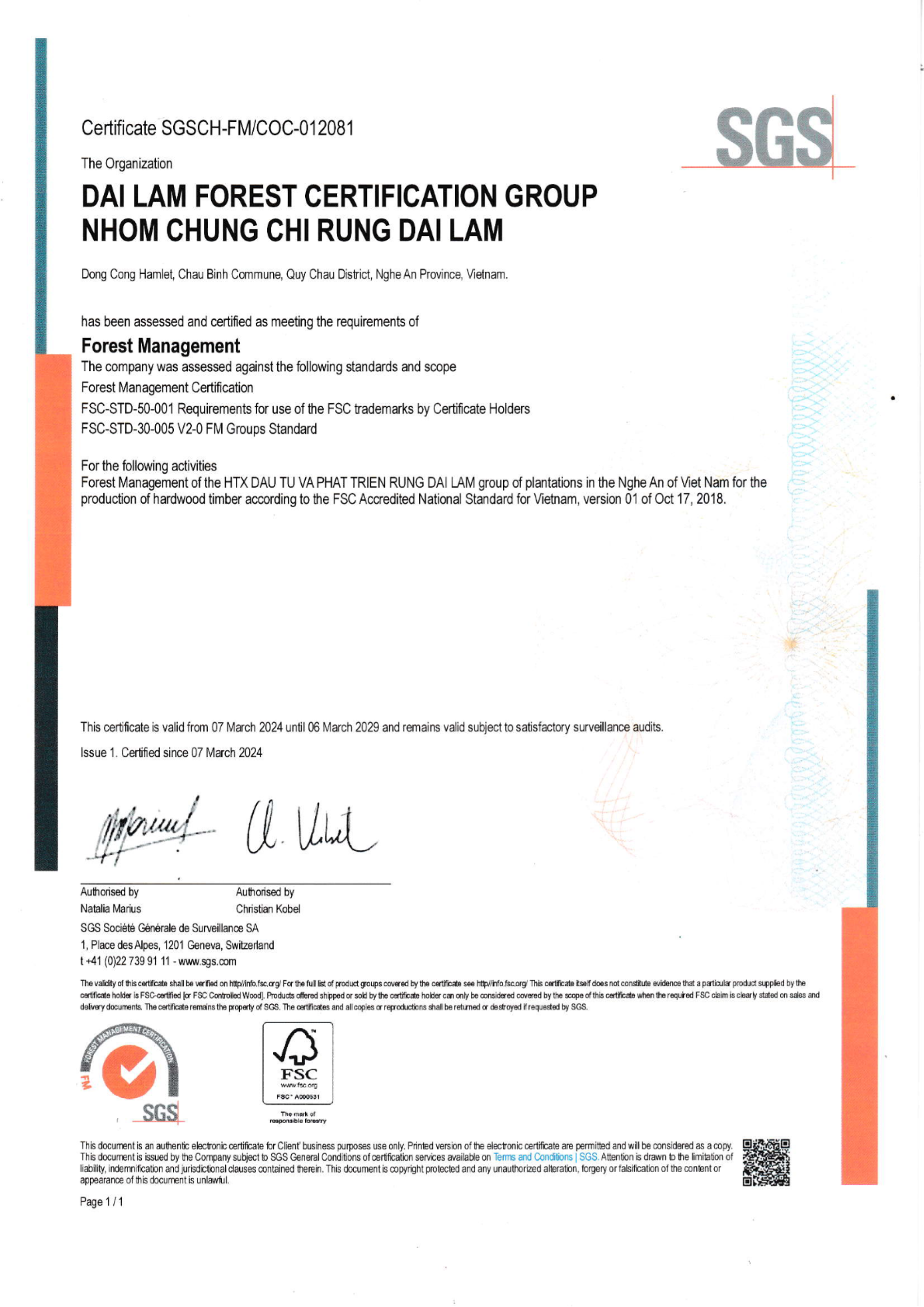 FM - Dai Lam 2025-2030